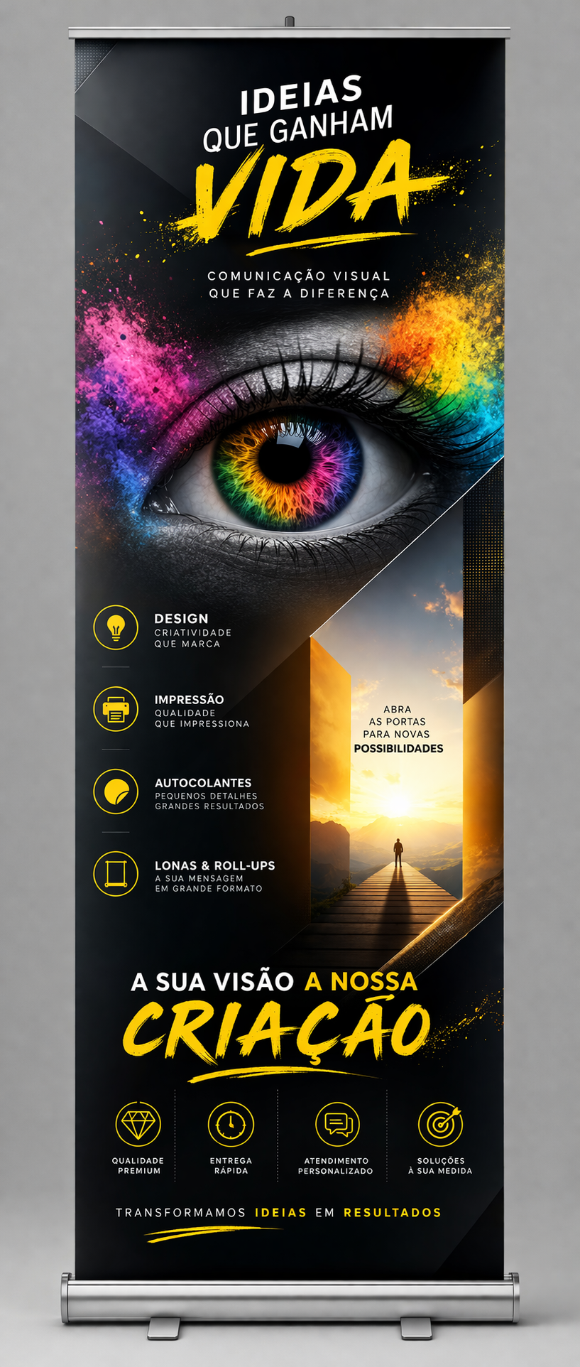 Roll Up Publicitário Personalizado